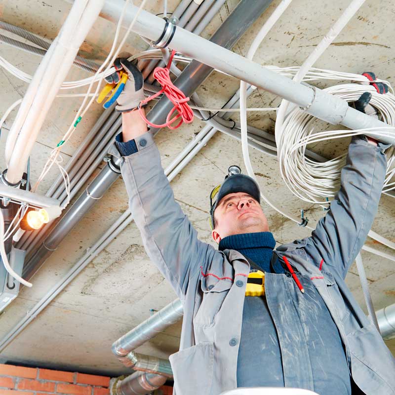 El-installatør-installering-af-strøm-i-kælder El-installatør installering af strøm i kælder